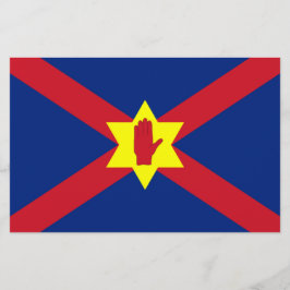Flagge der Ulster Nation (Nordirland) Briefpapier
