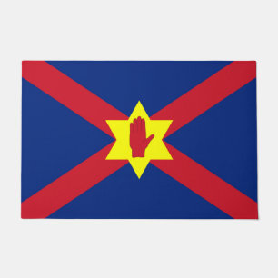 Flagge der Ulster Nation (Nordirland) Fußmatte