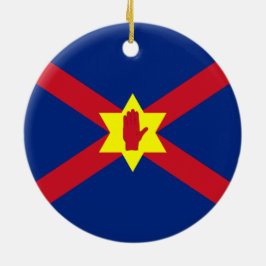 Flagge der Ulster Nation (Nordirland) Keramik Ornament
