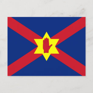 Flagge der Ulster Nation (Nordirland) Postkarte