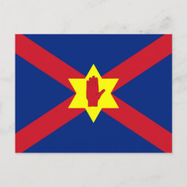Flagge der Ulster Nation (Nordirland) Postkarte