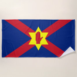 Flagge der Ulster Nation (Nordirland) Strandtuch