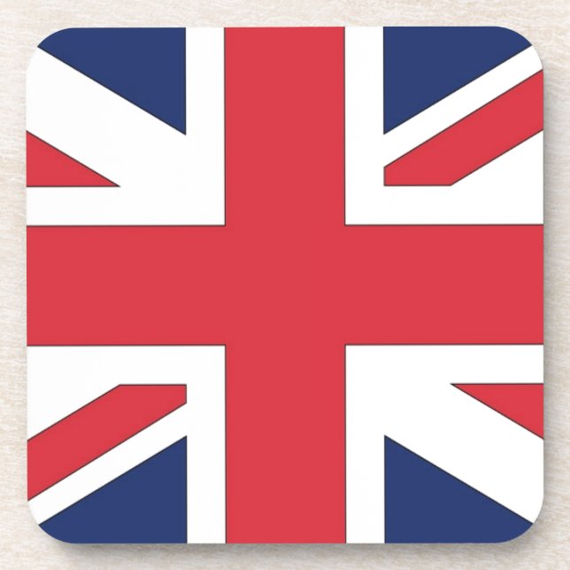 Flagge der Union/Gewerkschaft des Vereinigten Köni Untersetzer (Vorderseite)