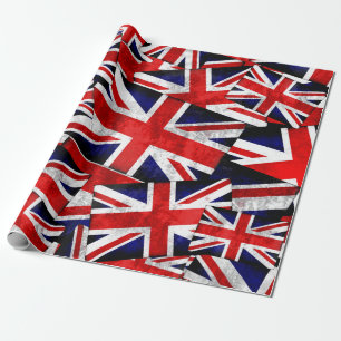 Flagge der Union Jack British England Geschenkpapier