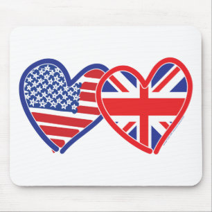 Flagge der Union Jack Flat USA Mousepad