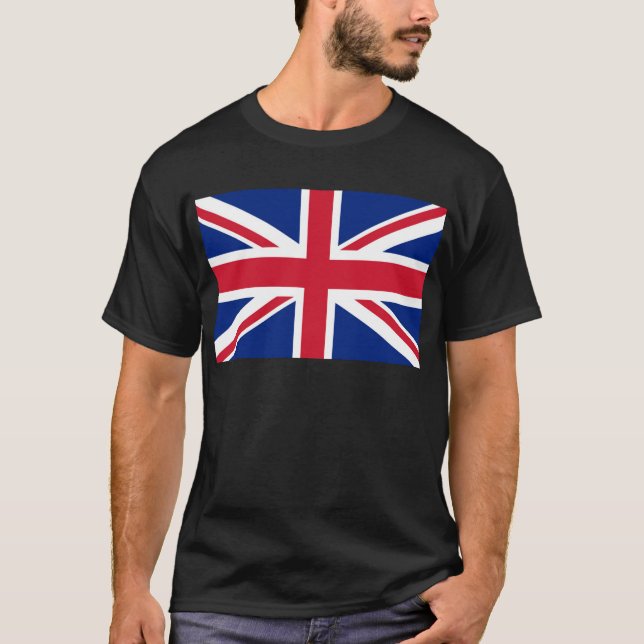 Flagge der Union Jack im Vereinigten Königreich -  T-Shirt (Vorderseite)