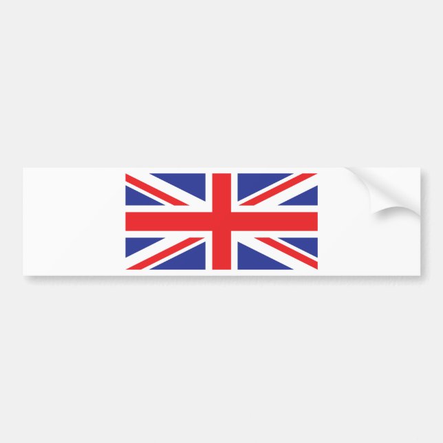Flagge der Union Jack UK Autoaufkleber (Vorne)