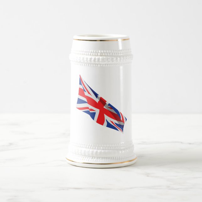 Flagge der Union Jack UK Bierglas (Mittel)