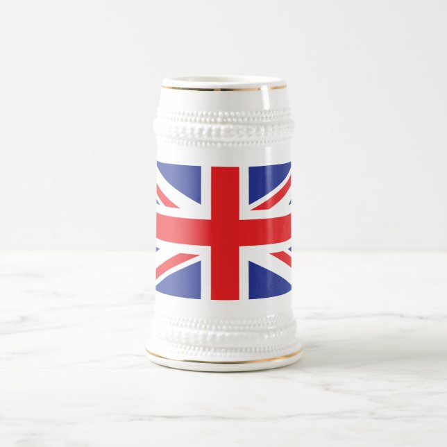 Flagge der Union Jack UK Bierglas (Mittel)
