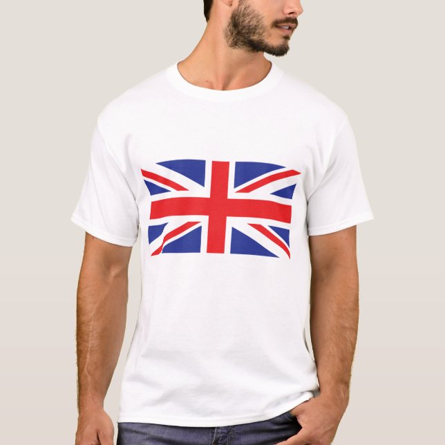 Flagge der Union Jack UK T-Shirt (Vorderseite)