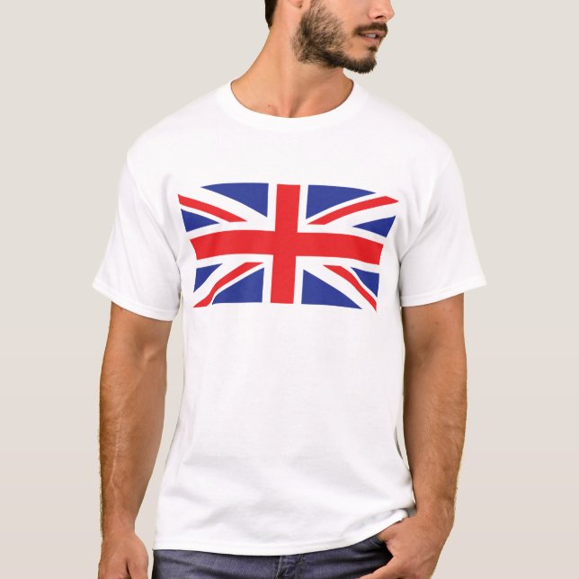 Flagge der Union Jack UK T-Shirt (Vorderseite)