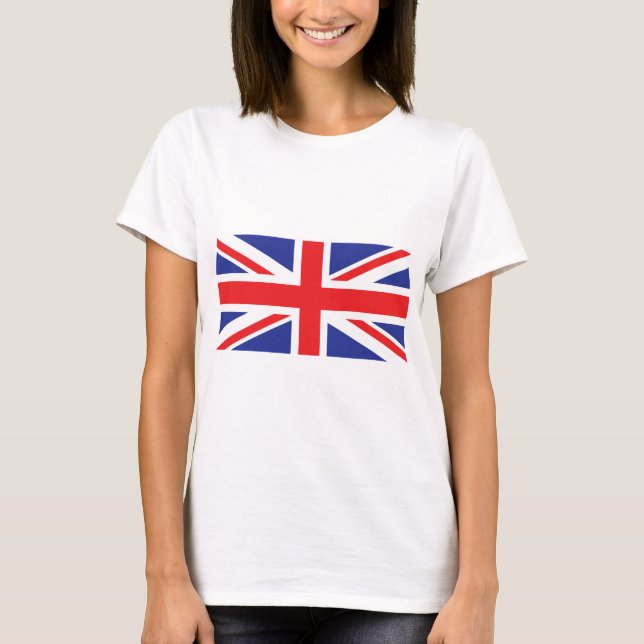 Flagge der Union Jack UK T-Shirt (Vorderseite)