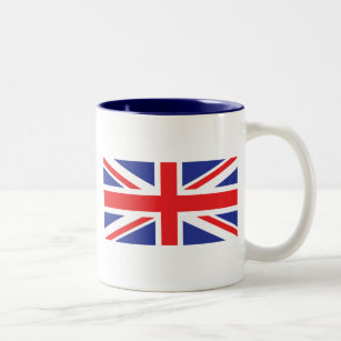 Flagge der Union Jack UK Zweifarbige Tasse