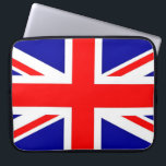 Flagge der Union Laptopschutzhülle<br><div class="desc">Union Jack Flag,  angepasste Laptop-Hülle.</div>