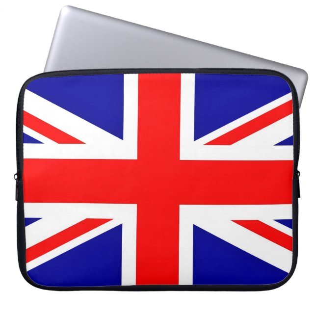 Flagge der Union Laptopschutzhülle (Vorderseite)
