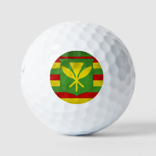 Flagge der Ureinwohner Hawaiis Golfball