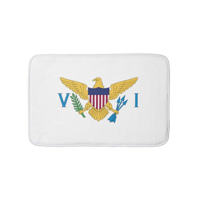 Flagge der US-Jungfrauen Badematte (Vorderseite)
