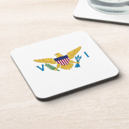 Flagge der US-Jungfrauen Getränkeuntersetzer