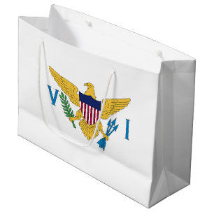 Flagge der US-Jungfrauen Große Geschenktüte