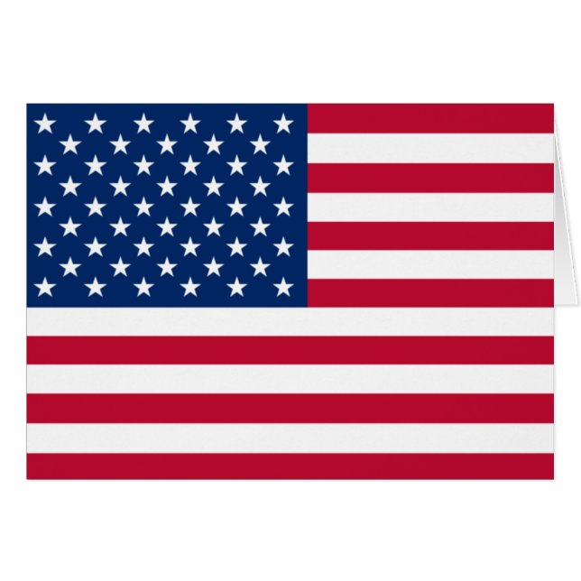 Flagge der USA (Vorderseite (Horizontal))