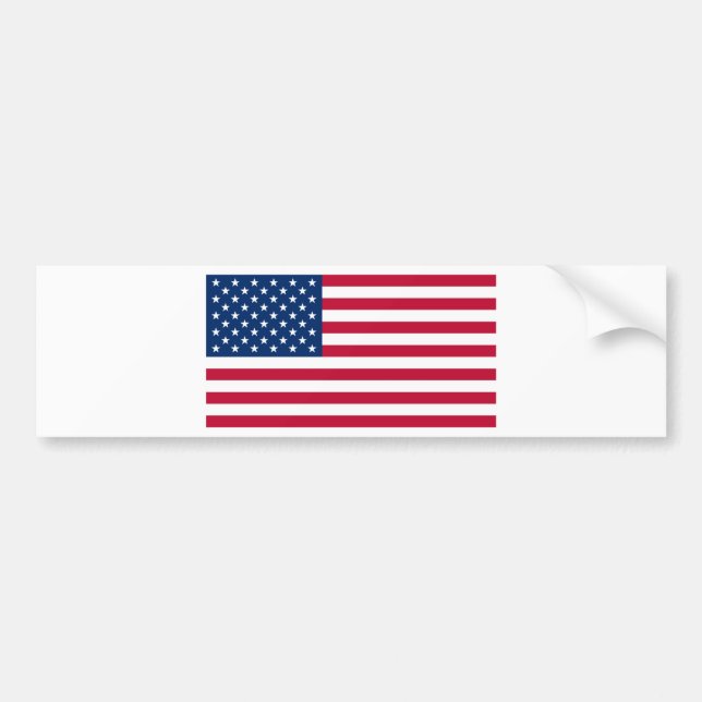 Flagge der USA Autoaufkleber (Vorne)