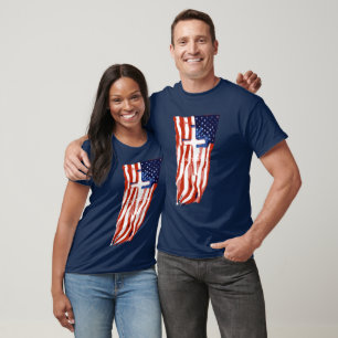 Flagge der USA (C) T-Shirt