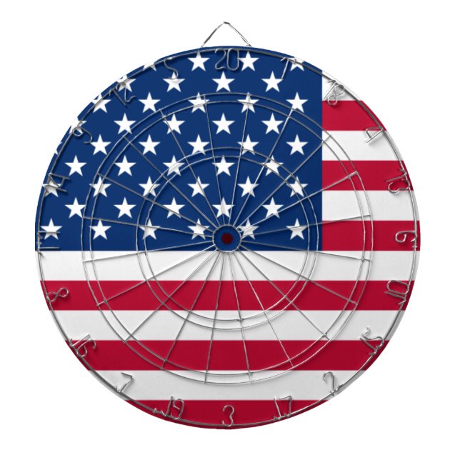 Flagge der USA Dartscheibe (vorne)
