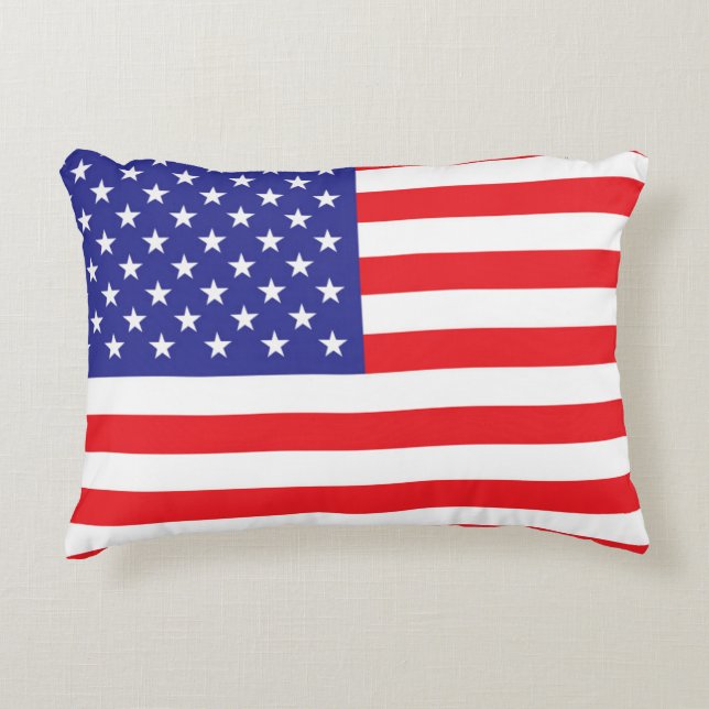 Flagge der USA Dekokissen (Vorderseite)