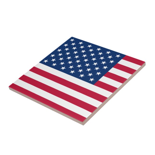 Flagge der USA Fliese (Seite)