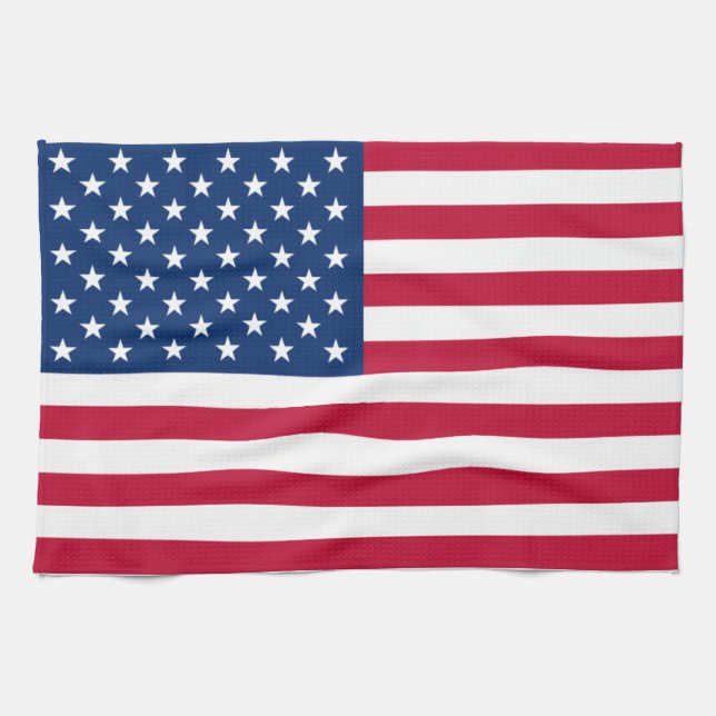 Flagge der USA Geschirrtuch (Horizontal)
