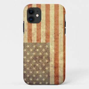 Flagge der USA - Grunge Case-Mate iPhone Hülle
