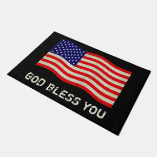 Flagge der USA - grungy Fußmatte
