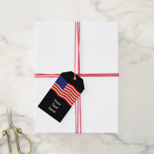 Flagge der USA - grungy Geschenkanhänger