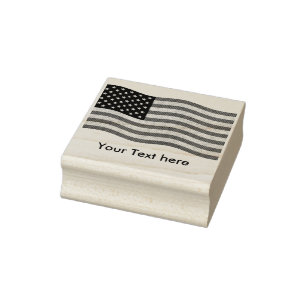Flagge der USA - grungy Gummistempel