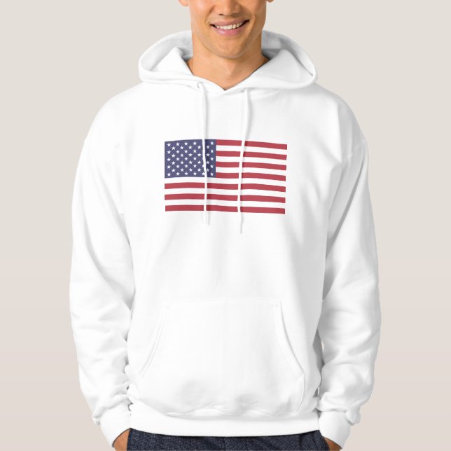 Flagge der USA Hoodie (Vorderseite)