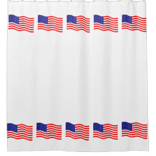 Flagge der USA - Ihre Ideen Duschvorhang