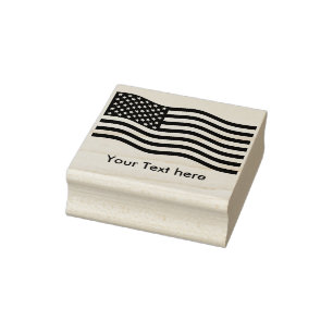 Flagge der USA - Ihre Ideen Gummistempel