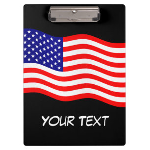 Flagge der USA - Ihre Ideen Klemmbrett