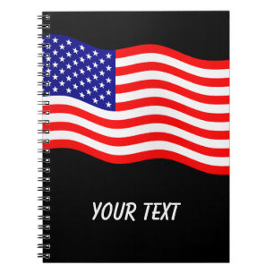 Flagge der USA - Ihre Ideen Notizblock