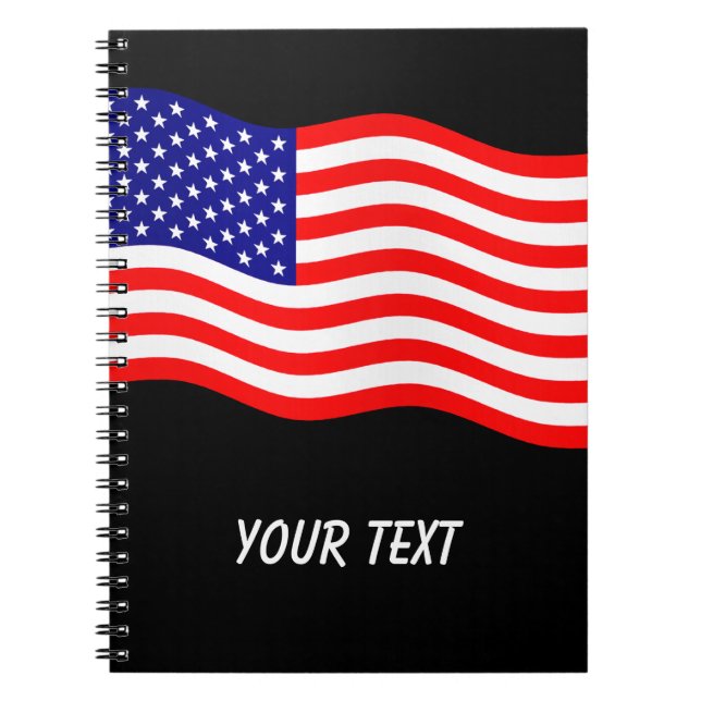 Flagge der USA - Ihre Ideen Notizblock (Vorderseite)