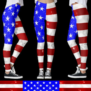 Flagge der USA Leggings