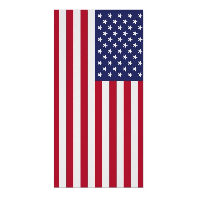 Flagge der USA Poster (Vorderseite)