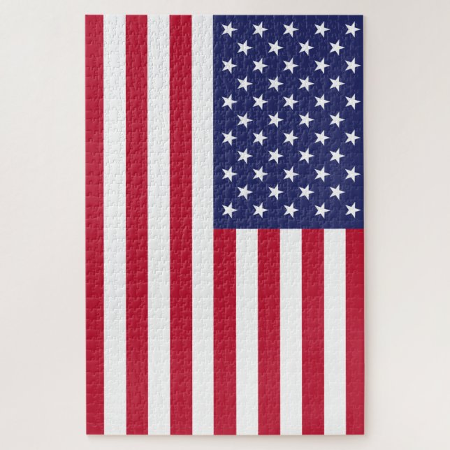 Flagge der USA Puzzle (Vertikal)