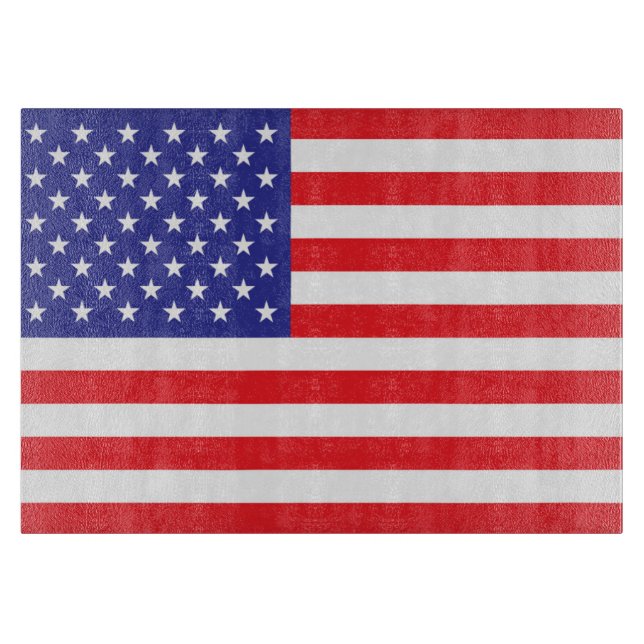 Flagge der USA Schneidebrett (Vorderseite)