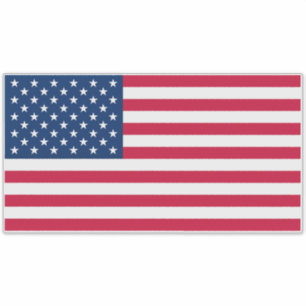 Flagge der USA - USA - Patriotik Aufkleber