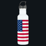 Flagge der USA - USA - Patriotik Edelstahlflasche<br><div class="desc">USA - USA - Flag - Patriotic - Unabhängigkeitstag - 4. Juli - Anpassbar - Wählen / Fügen Sie Ihren einzigartigen Text / Farbe / Bild - Make Your Special Gift - Neu formatieren und verschieben oder entfernen und hinzufügen / Bild mit Anpassungs-Tool. Sie können Designs auch auf mehr als...</div>