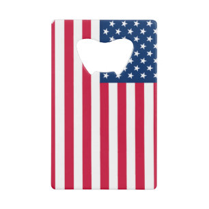 Flagge der USA - USA - Patriotik Geldbeutel Flaschenöffner
