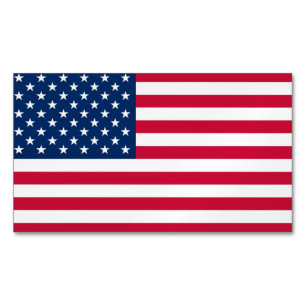 Flagge der USA - USA - Patriotik Magnetische Visitenkarte