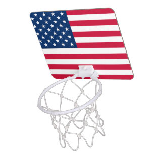 Flagge der USA - USA - Patriotik - Mini Basketball Netz