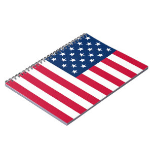 Flagge der USA - USA - Patriotik Notizblock